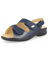 Wide and comfortable sandal, designed for feet with bunions. JULIA 2020 NAVY BLUE