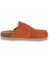 HANNA RUST D&#39;TORRES, WOMEN&#39;S ANATOMICAL WINTER SLIPPERS IN IN & OUT LEATHER